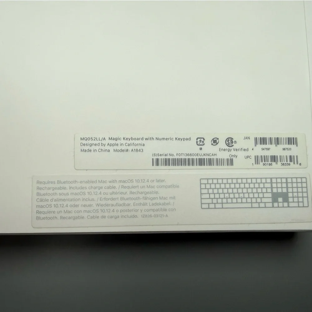 Apple Magic Keyboard - Silver and White